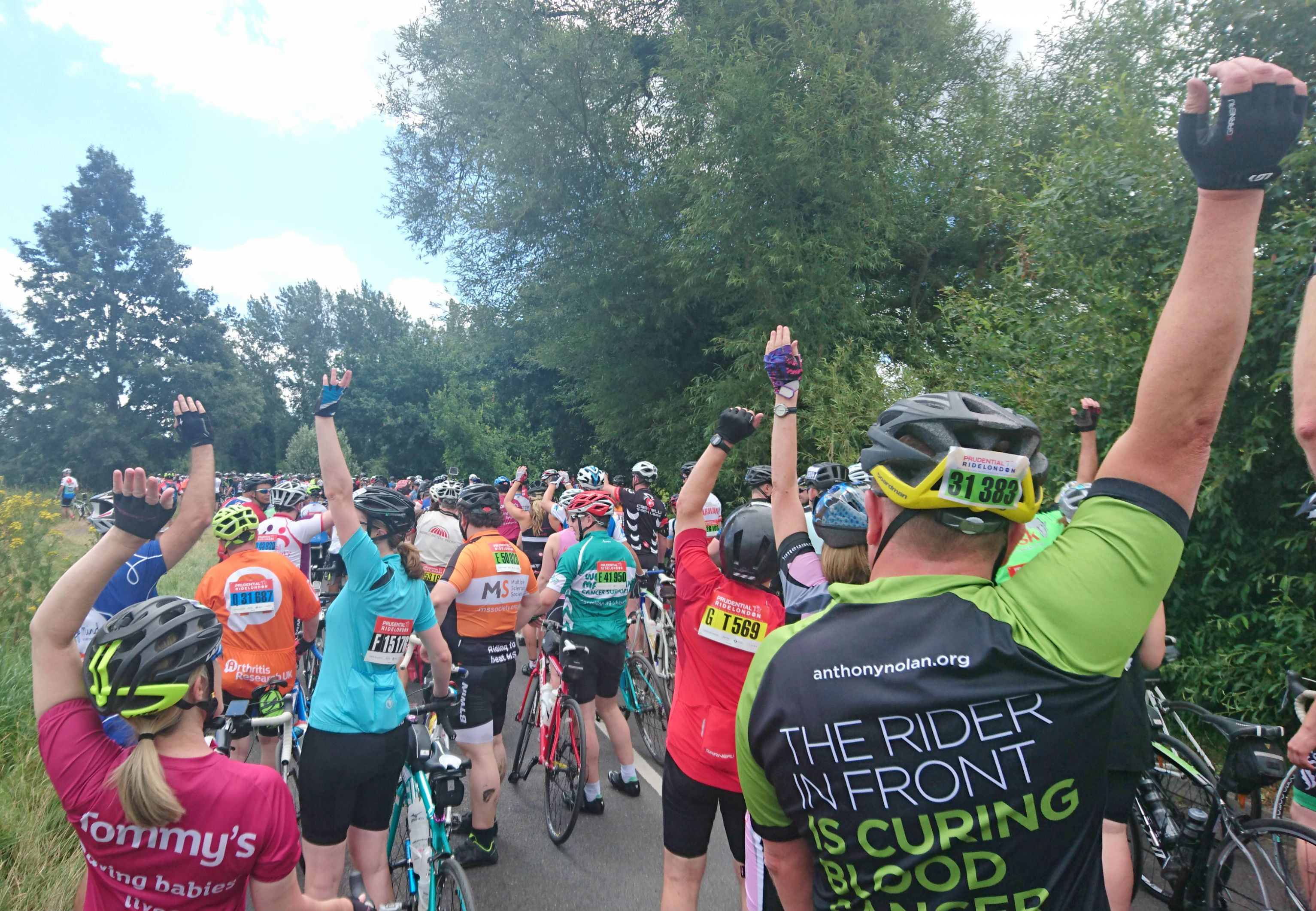 Prudential RideLondon Mexican Wave